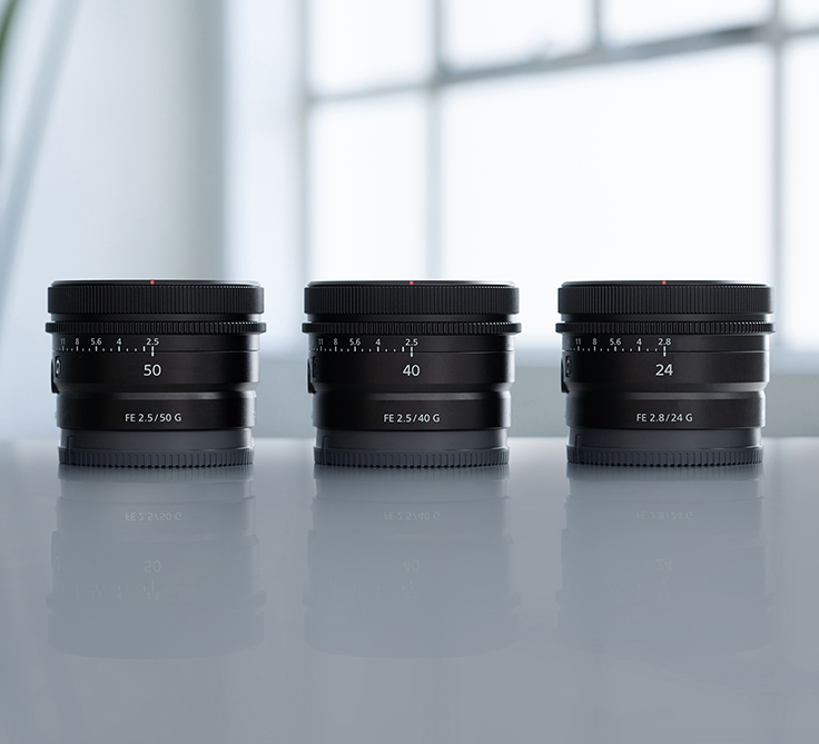 Sony ultra compact lenses