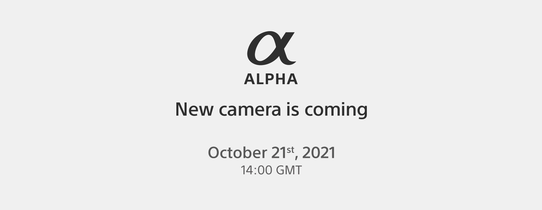 New camera is coming : English